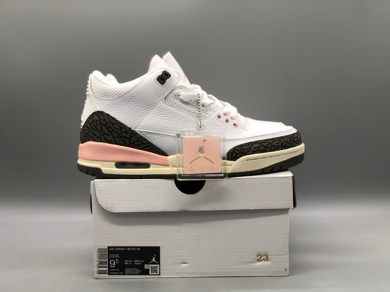 Air Jordan 3 Pink Dark Mocha