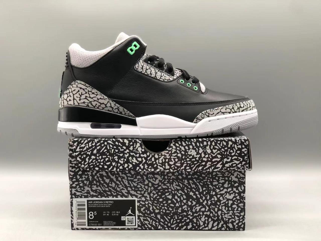 Air Jordan 3 Green Glow